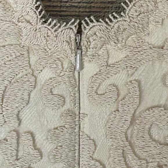 Tadashi Shoji Primrose Embroidered Lace Sheath Cocktail Dress Ivory Nude Size 6 - Picture 13 of 15